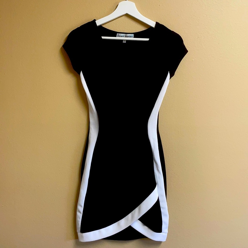 Black and white dress